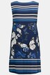 Vestido, mariposa, cuello redondo, sin mangas