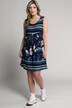 Vestido, mariposa, cuello redondo, sin mangas