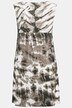 Abito midi dal taglio smanicato con stampa in stile batik e scollo a girocollo