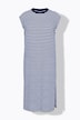 Jersey Kleid, oversized, Ringel, Rundhals, ärmellos