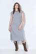 Jersey Kleid, oversized, Ringel, Rundhals, ärmellos