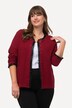 Satin Ruffle Trim Button Front Textured Cardigan Sweater