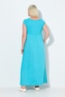Kleid, A-Linie, gesmokt, Carré-Ausschnitt, Halbarm