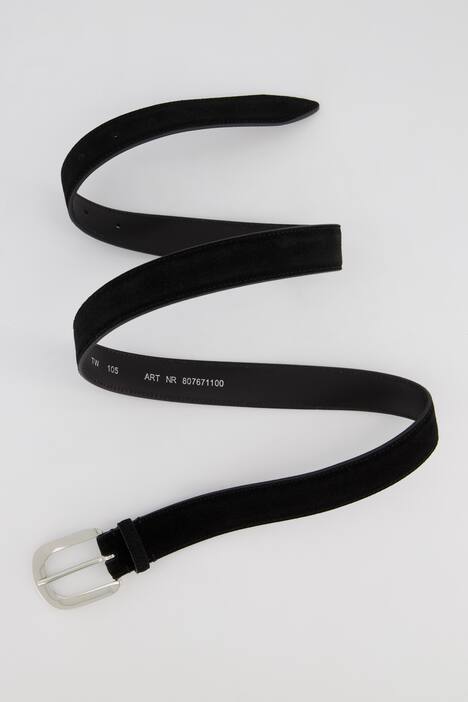 Gürtel, Velourleder-Optik, Metallschnalle