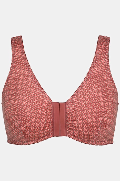 Brassières, lot de 2, à motifs, fermeture à l'avant, Bustiers