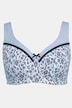 comfortbeha, met dessin, zonder beugels, cup C - F