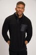 Pull en polaire de trekking JAY-PI, outdoor, manches longues, col montant, patte de boutonnage