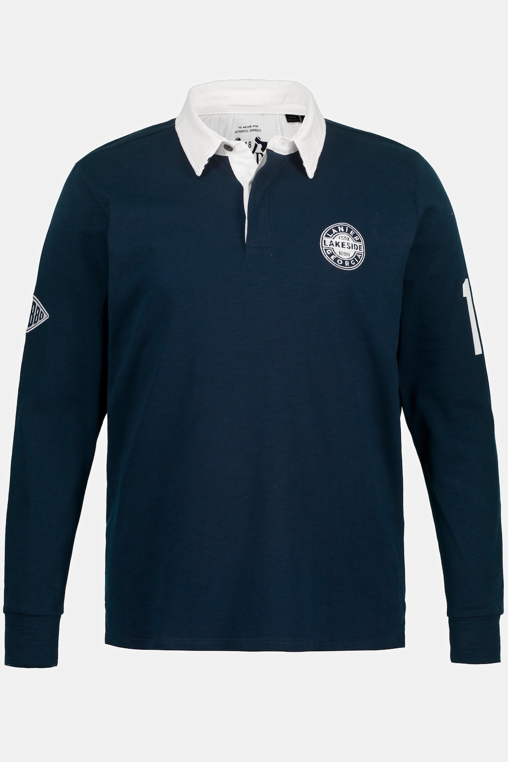 Rugby-Sweater, Große Größen, Herren, blau, Größe: XL, Baumwolle, JP1880 product