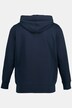 Veste hoodie, denim, capuche, poche kangourou