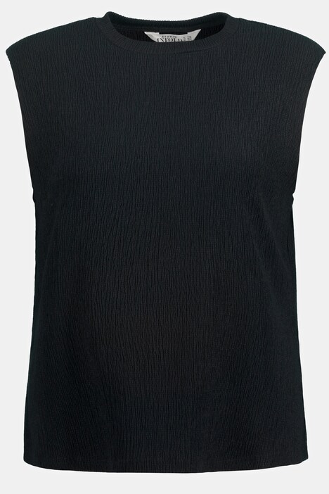 Top, Struktur Jersey, Classic Fit, Rundhalsausschnitt