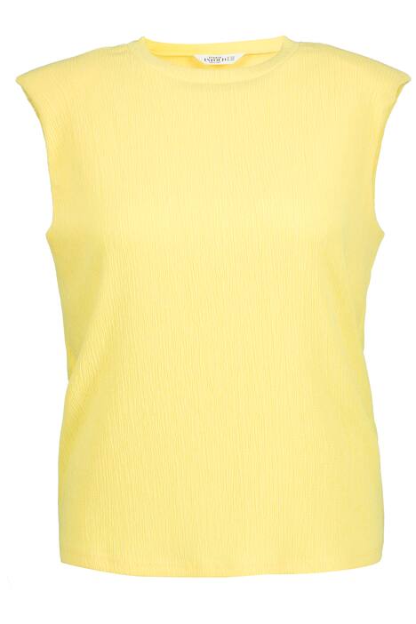 Top, strukturovaný žerzej, Classic střih, kulatý výstřih