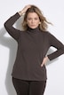 Shirt, Rollkragen, Slim, Langarm, Biobaumwolle
