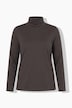 Shirt, Rollkragen, Slim, Langarm, Biobaumwolle