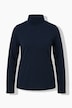 T-shirt en coton bio, manches longues et col roulé - coupe Slim