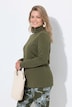 Shirt, met col, slim, lange mouwen, biologische katoen