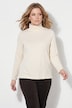 Shirt, Rollkragen, Slim, Langarm, Biobaumwolle