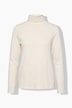 T-shirt en coton bio, manches longues et col roulé - coupe Slim