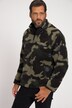 Veste de ski JAY-PI en polaire teddy coupe-vent, dans un imprimé camouflage,