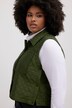 Quilted Snap Front Crop Vest