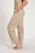 Pyjamahose, Blätter, Taschen, Biobaumwolle