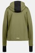 HYPRAR Zip Front Hooded Stretch Sweatshirt