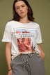T-Shirt, oversized, Print, Rundhals, Halbarm