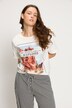 T-Shirt, oversized, Print, Rundhals, Halbarm