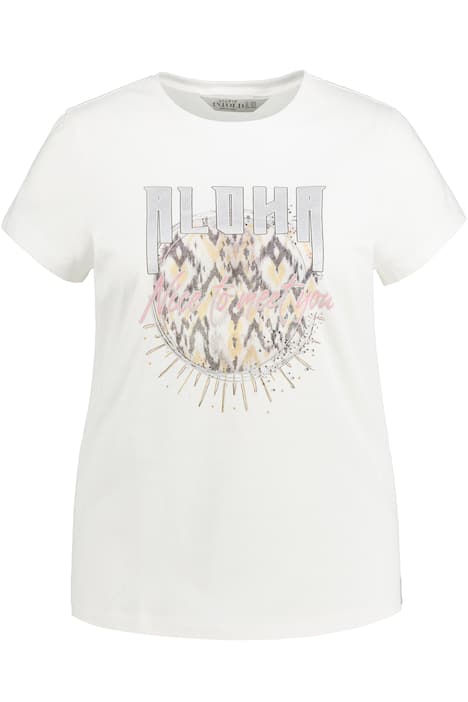 Tričko, Slim střih, etno motiv, kulatý výstřih, krátké rukávy