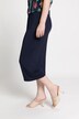 Wide Leg Elastic Waist Slinky Stretch Knit Crop Pants