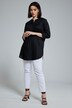 Subtle Shimmer Lyocell Tunic Blouse