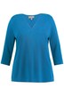 Tričko, piké žerzej, tunikový výstřih, 3/4 rukávy