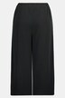 Wide Leg Elastic Waist Stretch Knit Crop Pants