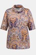 Slinkyshirt, Paisley, Classic, Rollkragen, Halbarm