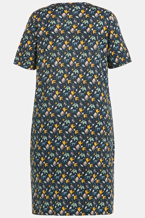 bigshirts, set van 2, apen, ronde hals, korte mouwen