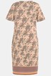 Nachthemd, bedruckt, V-Ausschnitt, Halbarm
