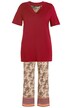 Pyžamo, výstřih do V, krátké rukávy