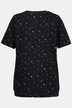 Pyžamo, puntíky, oversize, výstřih do V, krátké rukávy