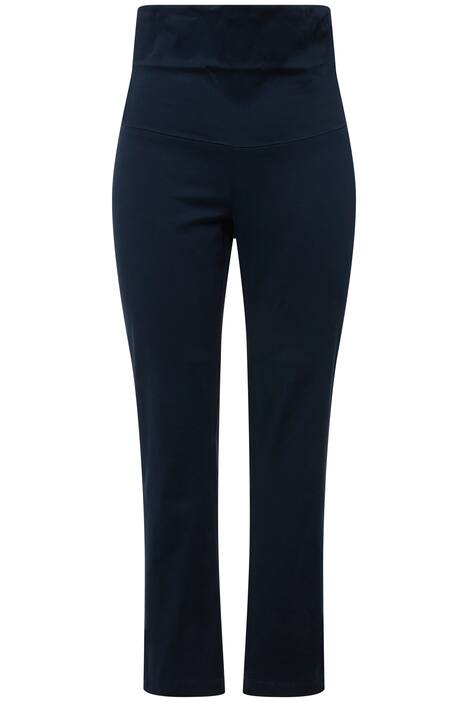 Kalhoty Sienna, úzké nohavice, vysoký pas, biobavlna