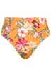 Bikiny kalhotky, vysoký pas, tropický potisk