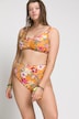 Bikini Slip, High Waist, Tropical Print, Shaping