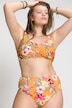 Bikini Slip, High Waist, Tropical Print, Shaping