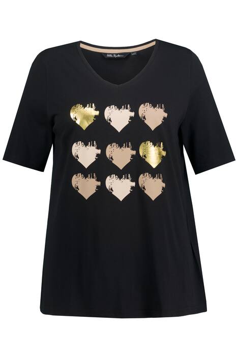 Tričko, srdce, Classic, výstřih do V, krátké rukávy