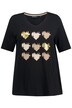 Tričko, srdce, Classic, výstřih do V, krátké rukávy