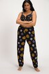 Blossom Print Cotton Knit Pajama Pants