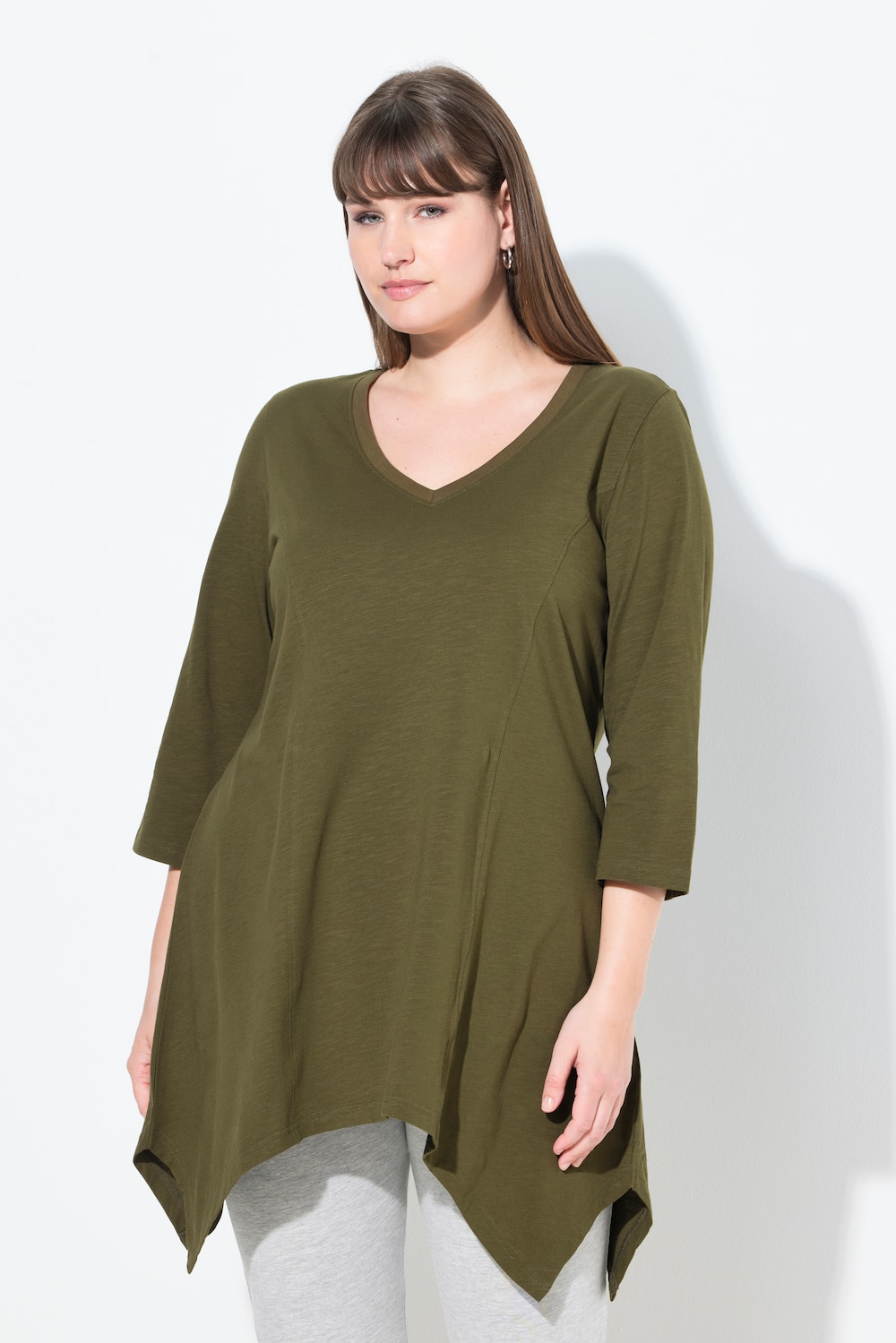 Große Größen Shirt, Damen, grün, Größe: 58/60, Baumwolle, Ulla Popken