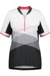 Cyklistické tričko, stojáček, vzadu delší, krátké rukávy