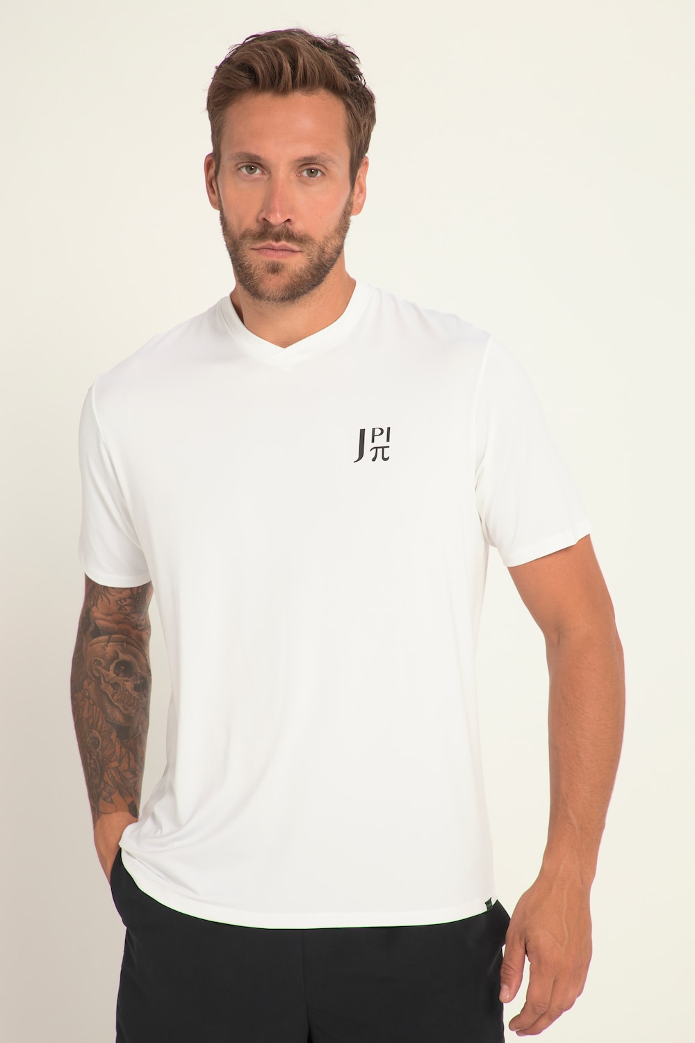 Grote Maten JAY-PI functioneel shirtmale, wit, Maat: L, Polyester, JAY-PI