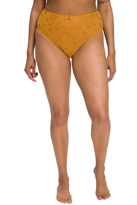 Midi kalhotky, transparentní krajka, vyšší střih