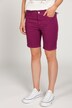 Shorts, Zipper, Saum mit Umschlag