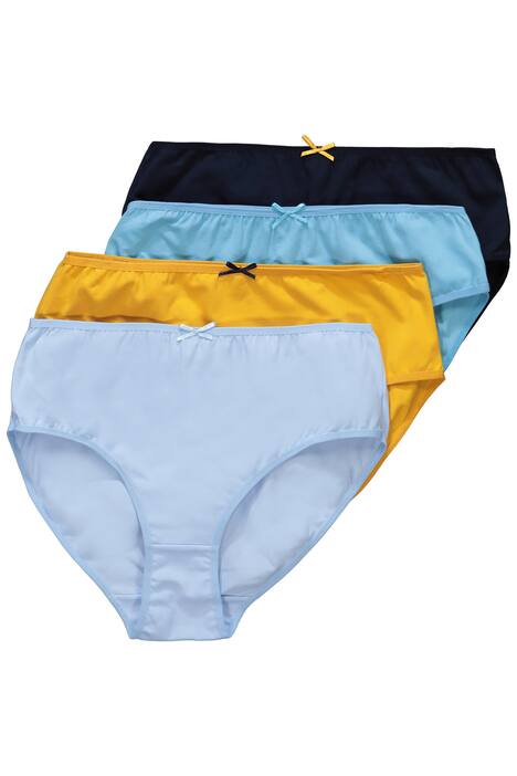 Kalhotky, 4-balení, jednobarevné